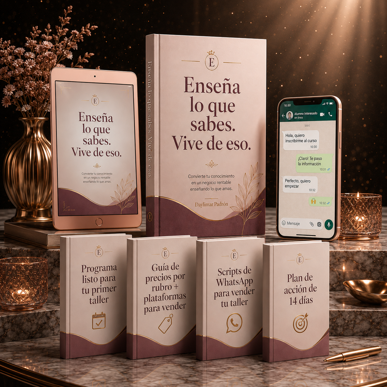 Enseña lo que sabes y vive de eso
